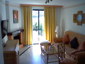 Inside the holiday apartment